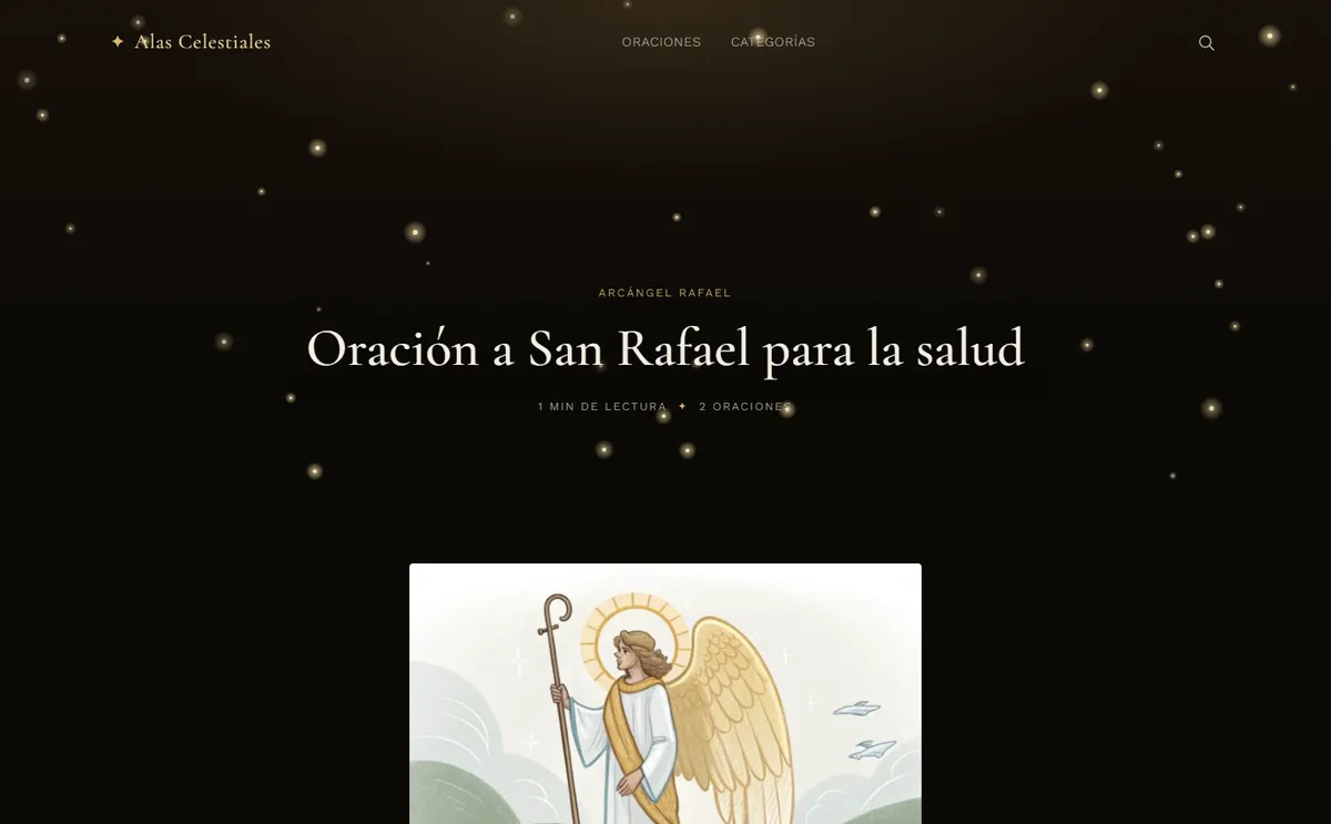 Una oración, después del rediseño